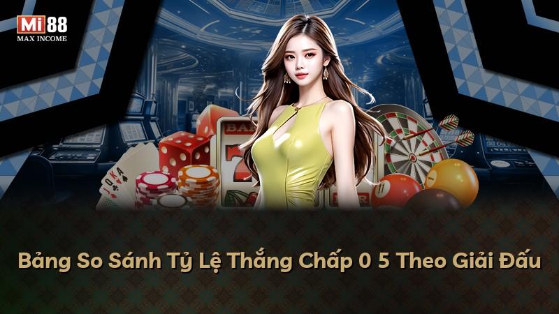 Bảng So Sánh Tỷ Lệ Thắng Chấp 0 5 Theo Giải Đấu