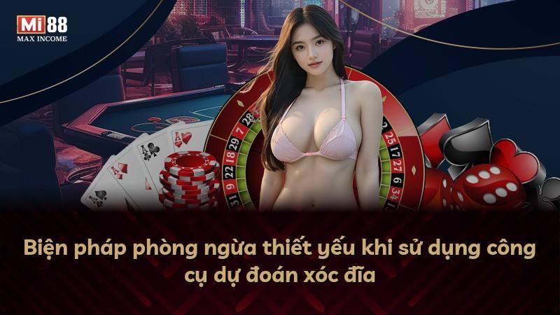 Biện pháp phòng ngừa thiết yếu khi sử dụng công cụ dự đoán xóc đĩa