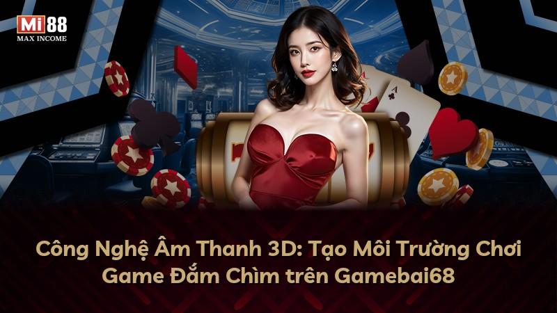 Công Nghệ Âm Thanh 3D: Tạo Môi Trường Chơi Game Đắm Chìm trên Gamebai68